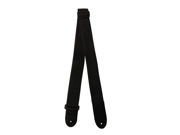 FUSELLI Tragbänder für Gitarre, Serie Tracolla, 5 cm breit, Farbe: schwarz